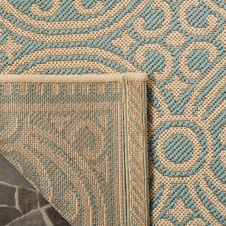 Safavieh Linden Lnd134L Cream / Aqua Rugs - Safavieh - lnd134l - 4