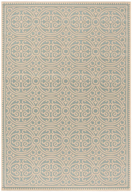 Safavieh Linden Lnd134L Cream / Aqua Rugs - Safavieh - lnd134l - 4