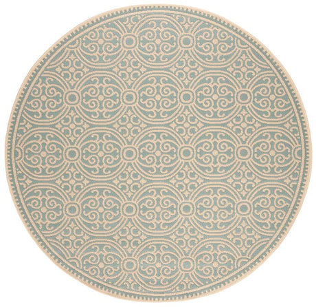 Safavieh Linden Lnd134L Cream / Aqua Rugs - Safavieh - lnd134l - 6r