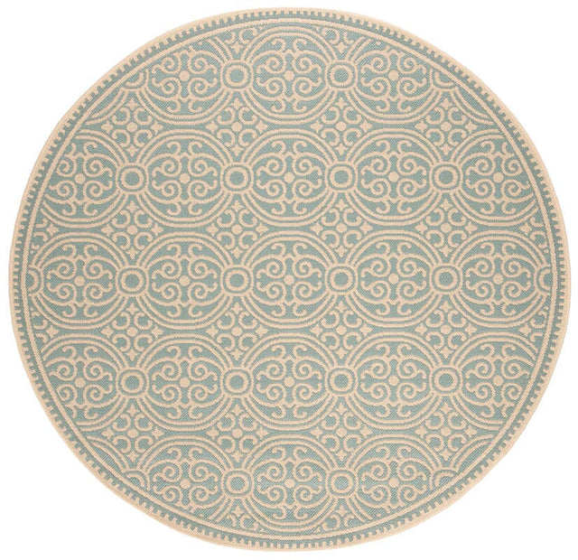 Safavieh Linden Lnd134L Cream / Aqua Rugs - Safavieh - lnd134l - 6r