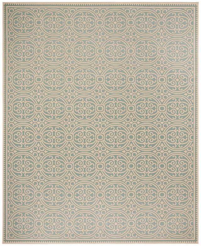 Safavieh Linden Lnd134L Cream / Aqua Rugs - Safavieh - lnd134l - 6r