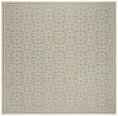 Safavieh Linden Lnd134L Cream / Aqua Rugs - Safavieh - lnd134l - 6sq