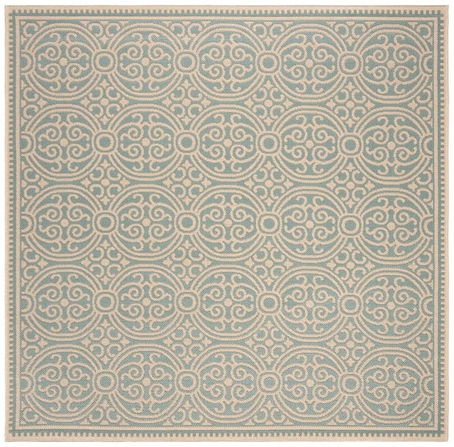Safavieh Linden Lnd134L Cream / Aqua Rugs - Safavieh - lnd134l - 6sq