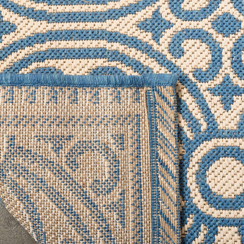 Safavieh Linden Lnd134M Blue / Creme Rugs - Safavieh - lnd134m - 4
