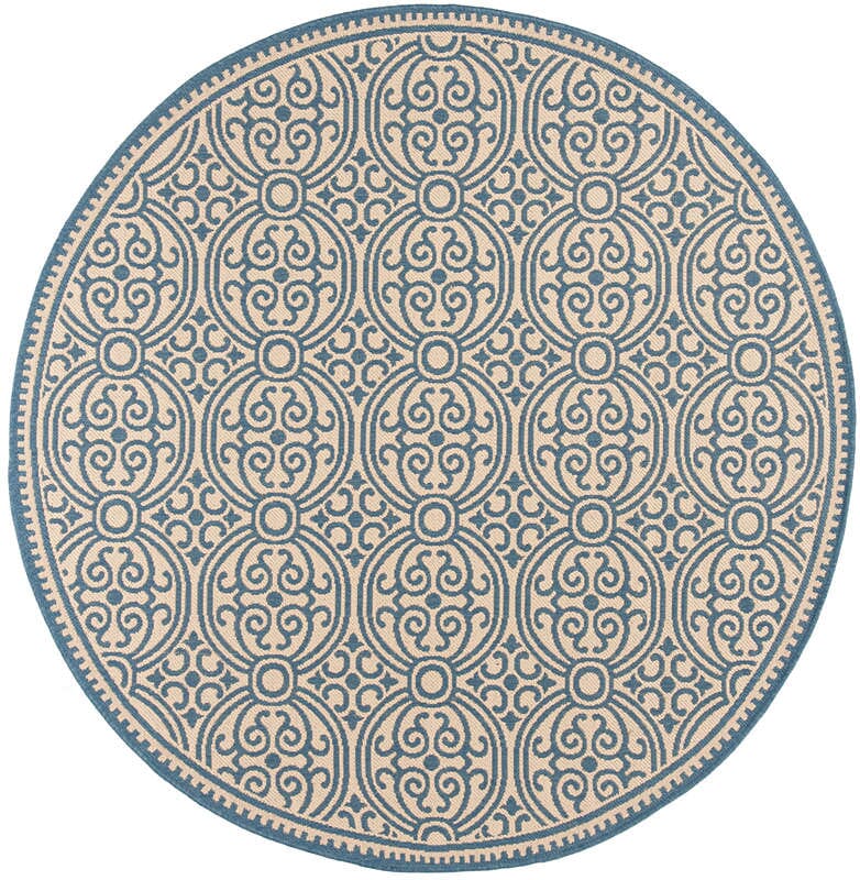 Safavieh Linden Lnd134M Blue / Creme Rugs - Safavieh - lnd134m - 6r