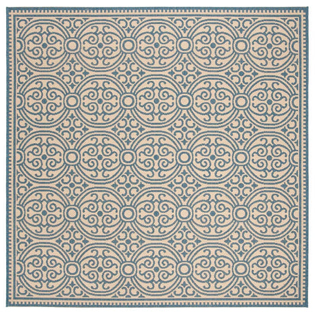 Safavieh Linden Lnd134M Blue / Creme Rugs - Safavieh - lnd134m - 6sq