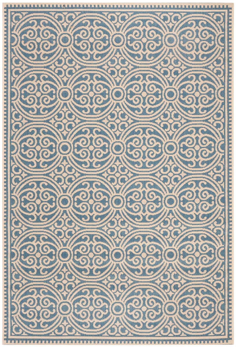 Safavieh Linden Lnd134N Cream / Blue Rugs - Safavieh - lnd134n - 4