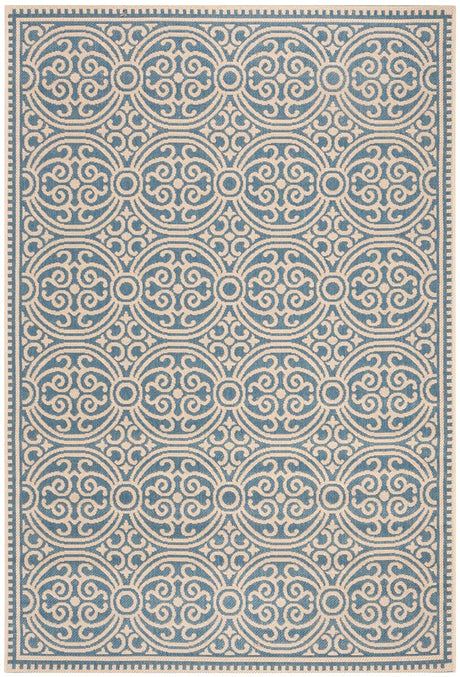 Safavieh Linden Lnd134N Cream / Blue Rugs - Safavieh - lnd134n - 4