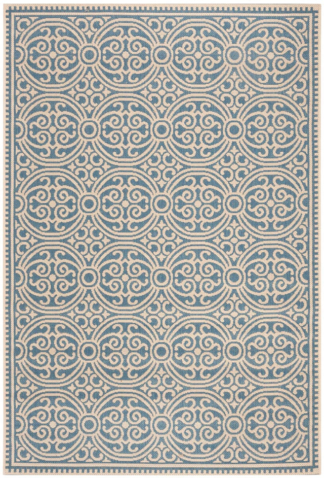 Safavieh Linden Lnd134N Cream / Blue Rugs - Safavieh - lnd134n - 4