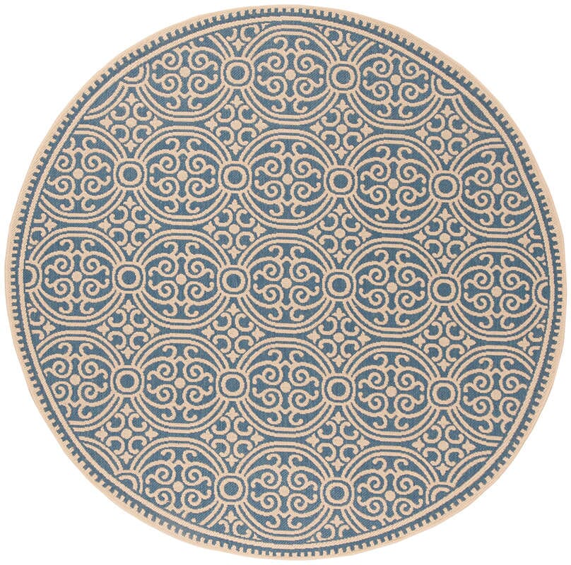 Safavieh Linden Lnd134N Cream / Blue Rugs - Safavieh - lnd134n - 6r