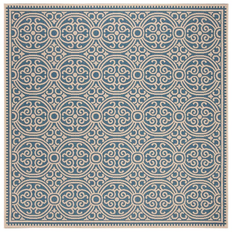 Safavieh Linden Lnd134N Cream / Blue Rugs - Safavieh - lnd134n - 6sq