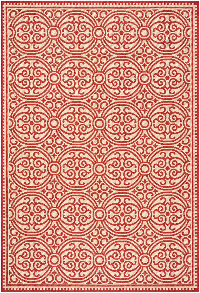 Safavieh Linden Lnd134Q Red / Creme Rugs - Safavieh - lnd134q - 4