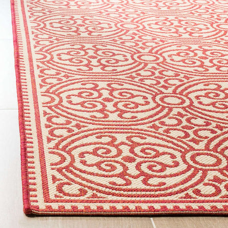 Safavieh Linden Lnd134Q Red / Creme Rugs - Safavieh - lnd134q - 4