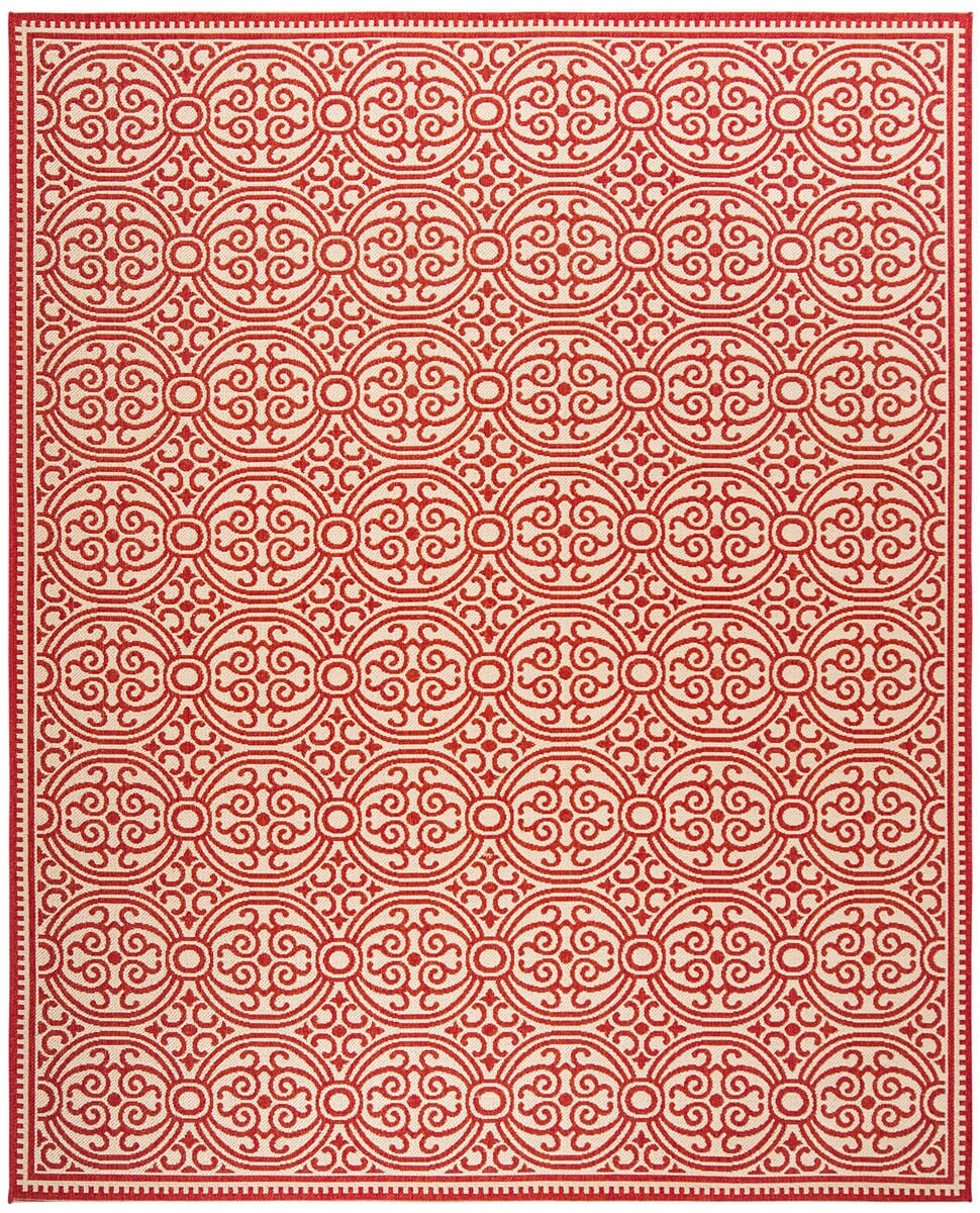 Safavieh Linden Lnd134Q Red / Creme Rugs - Safavieh - lnd134q - 6r