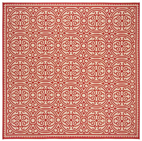 Safavieh Linden Lnd134Q Red / Creme Rugs - Safavieh - lnd134q - 6sq