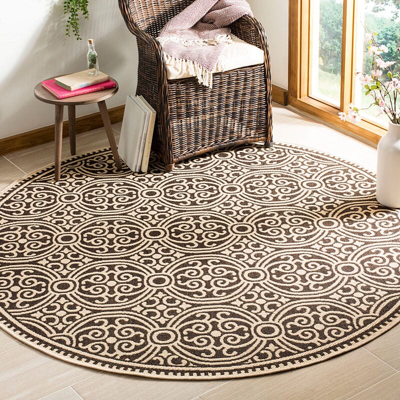 Safavieh Linden Lnd134U Creme / Brown Rugs - Safavieh - lnd134u - 6sq