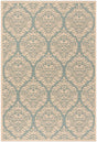 Safavieh Linden Lnd135K Aqua / Cream Rugs - Safavieh - lnd135k - 4