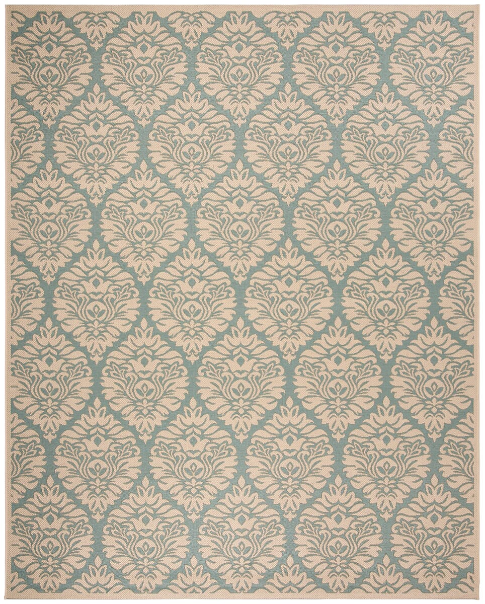 Safavieh Linden Lnd135K Aqua / Cream Rugs - Safavieh - lnd135k - 6r