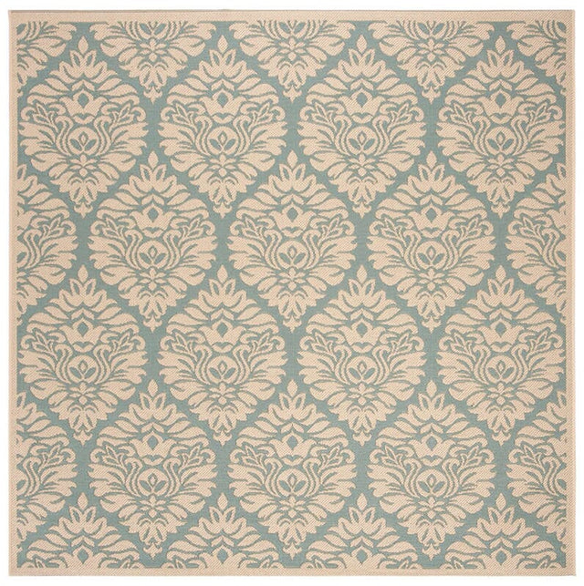 Safavieh Linden Lnd135K Aqua / Cream Rugs - Safavieh - lnd135k - 6sq
