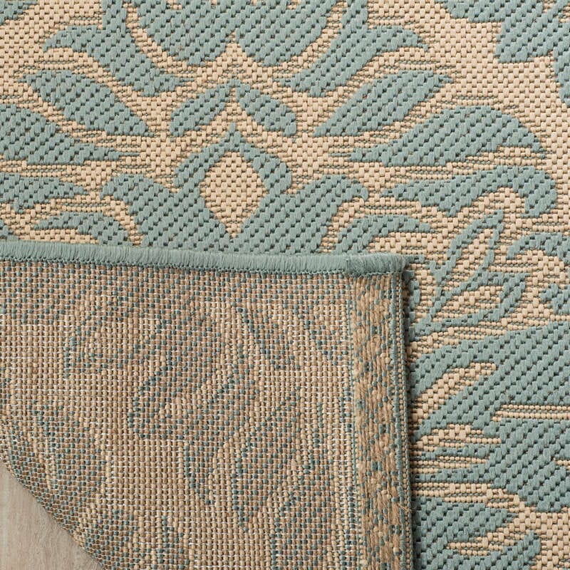 Safavieh Linden Lnd135L Cream / Aqua Rugs - Safavieh - lnd135l - 4