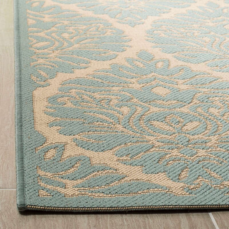 Safavieh Linden Lnd135L Cream / Aqua Rugs - Safavieh - lnd135l - 4