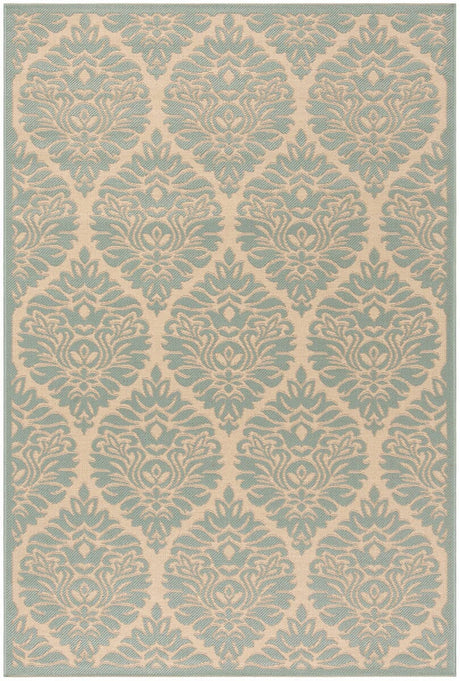 Safavieh Linden Lnd135L Cream / Aqua Rugs - Safavieh - lnd135l - 4