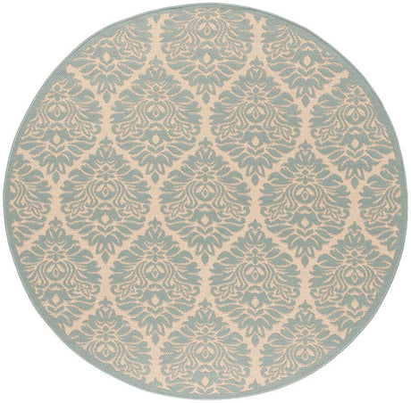 Safavieh Linden Lnd135L Cream / Aqua Rugs - Safavieh - lnd135l - 6r
