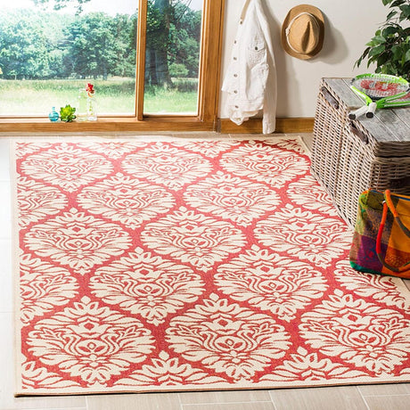 Safavieh Linden Lnd135Q Red / Creme Rugs - Safavieh - lnd135q - 4