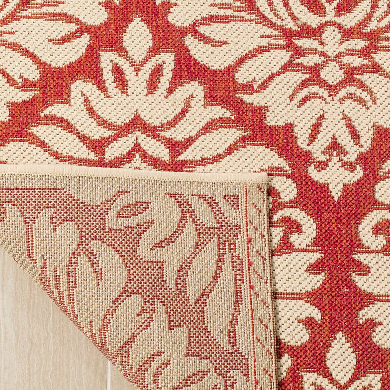 Safavieh Linden Lnd135Q Red / Creme Rugs - Safavieh - lnd135q - 4