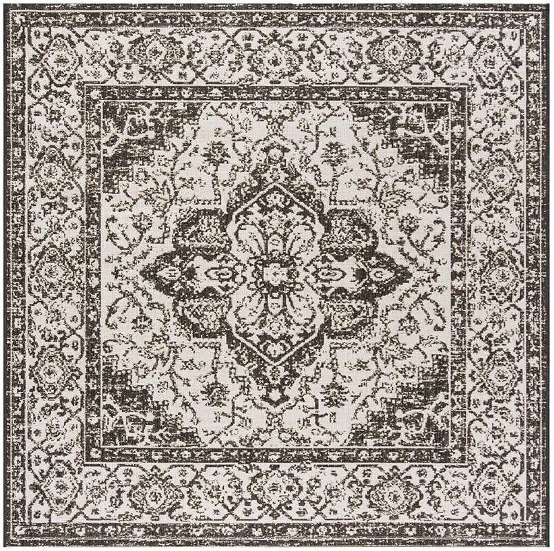 Safavieh Linden Lnd137A Light Grey / Charcoal Rugs - Safavieh - lnd137a - 6sq