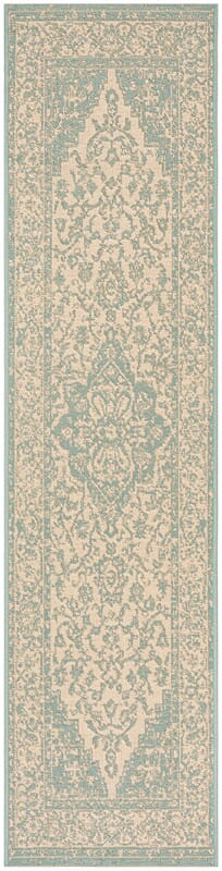 Safavieh Linden Lnd137L Cream / Aqua Rugs - Safavieh - lnd137l - 28