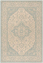 Safavieh Linden Lnd137L Cream / Aqua Rugs - Safavieh - lnd137l - 4