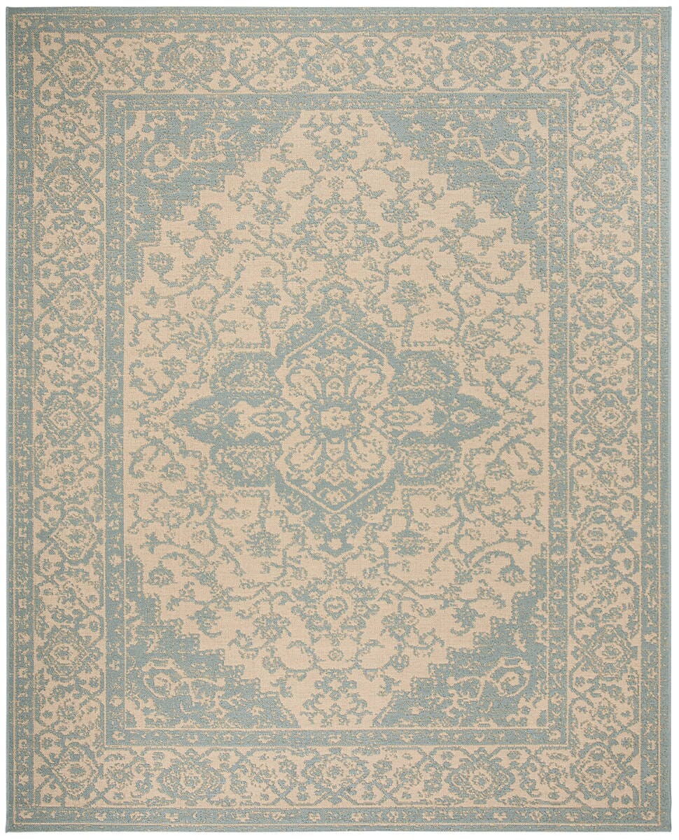 Safavieh Linden Lnd137L Cream / Aqua Rugs - Safavieh - lnd137l - 6r
