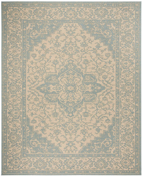 Safavieh Linden Lnd137L Cream / Aqua Rugs - Safavieh - lnd137l - 6r