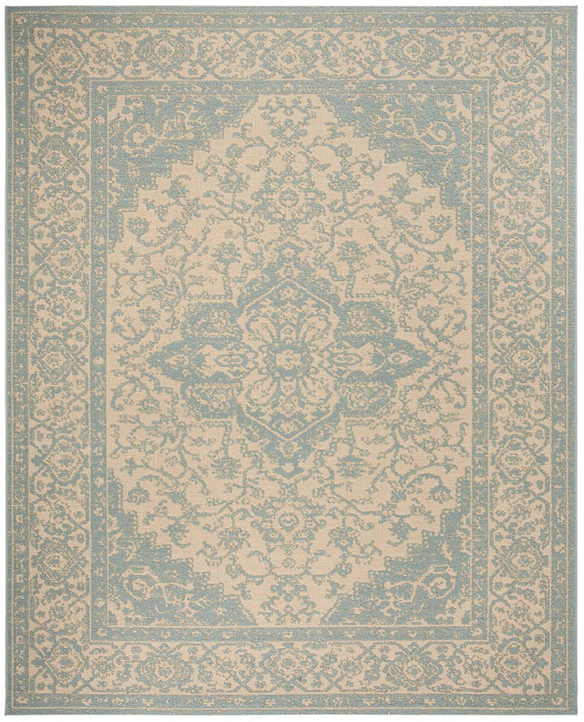 Safavieh Linden Lnd137L Cream / Aqua Rugs - Safavieh - lnd137l - 6r