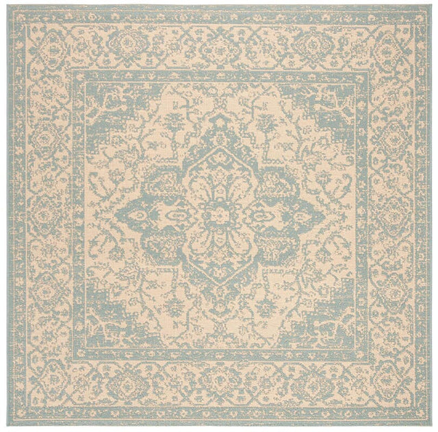 Safavieh Linden Lnd137L Cream / Aqua Rugs - Safavieh - lnd137l - 6sq