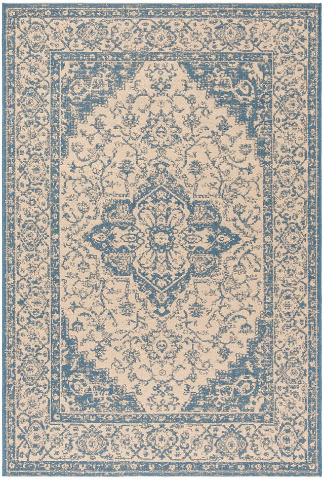 Safavieh Linden Lnd137N Cream / Blue Rugs - Safavieh - lnd137n - 4