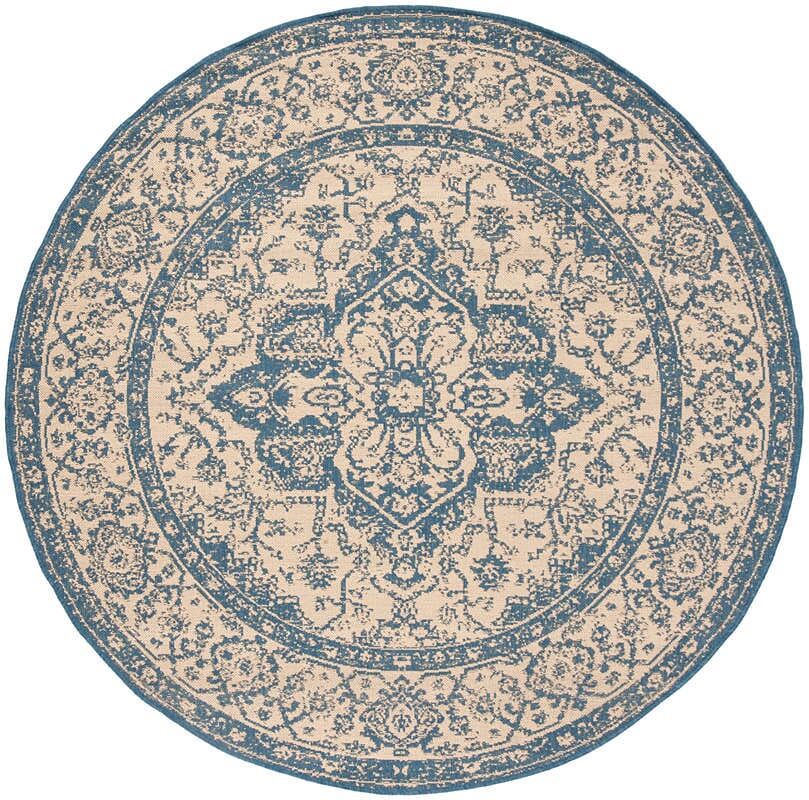 Safavieh Linden Lnd137N Cream / Blue Rugs - Safavieh - lnd137n - 6r