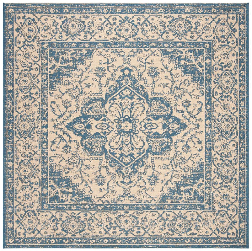 Safavieh Linden Lnd137N Cream / Blue Rugs - Safavieh - lnd137n - 6sq