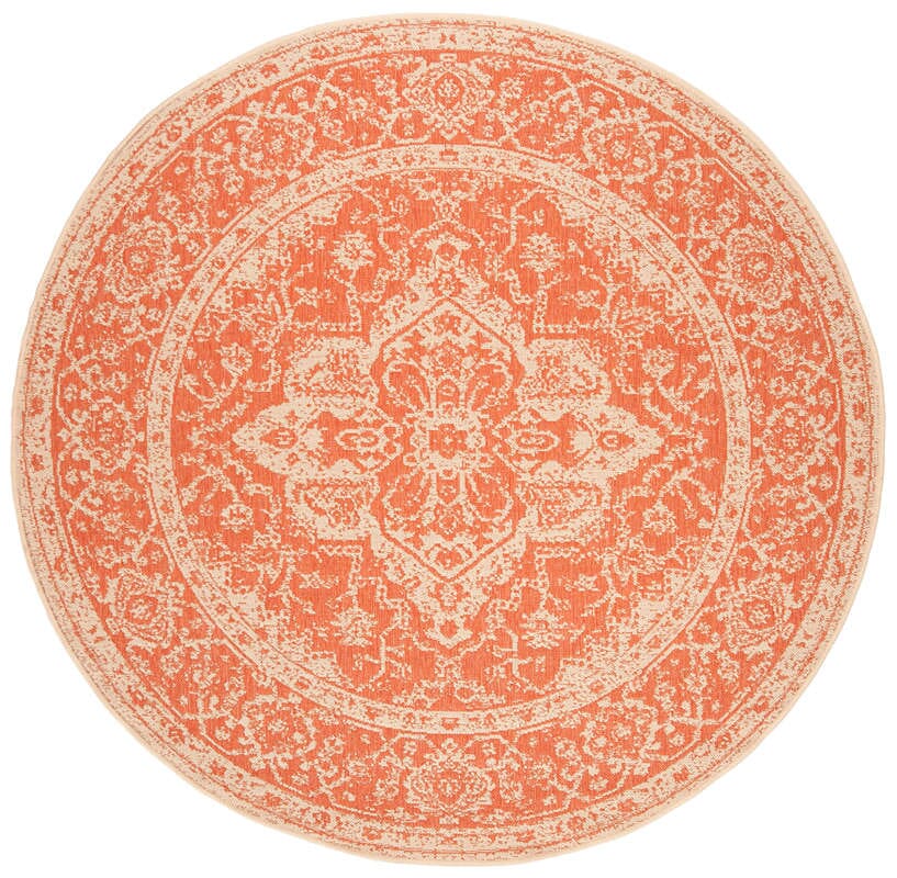 Safavieh Linden Lnd137P Rust / Creme Rugs - Safavieh - lnd137p - 6r