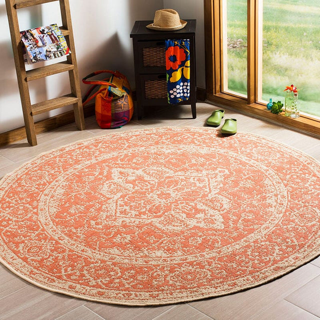 Safavieh Linden Lnd137P Rust / Creme Rugs - Safavieh - lnd137p - 6sq