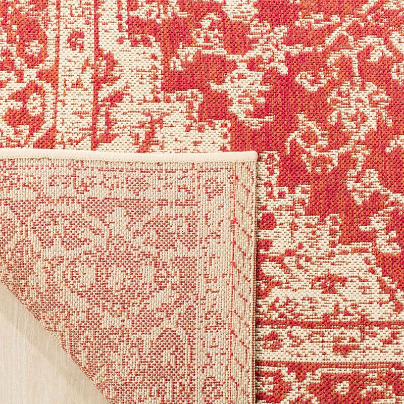 Safavieh Linden Lnd137Q Red / Creme Rugs - Safavieh - lnd137q - 4