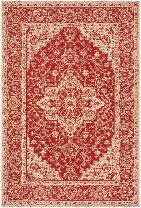 Safavieh Linden Lnd137Q Red / Creme Rugs - Safavieh - lnd137q - 4