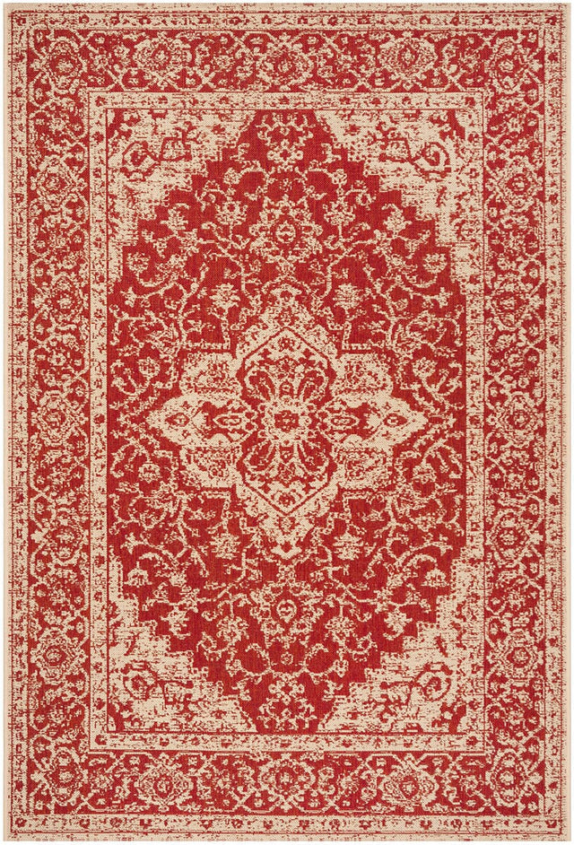 Safavieh Linden Lnd137Q Red / Creme Rugs - Safavieh - lnd137q - 4