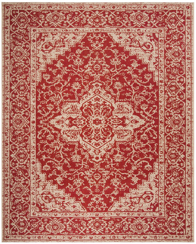 Safavieh Linden Lnd137Q Red / Creme Rugs - Safavieh - lnd137q - 6r