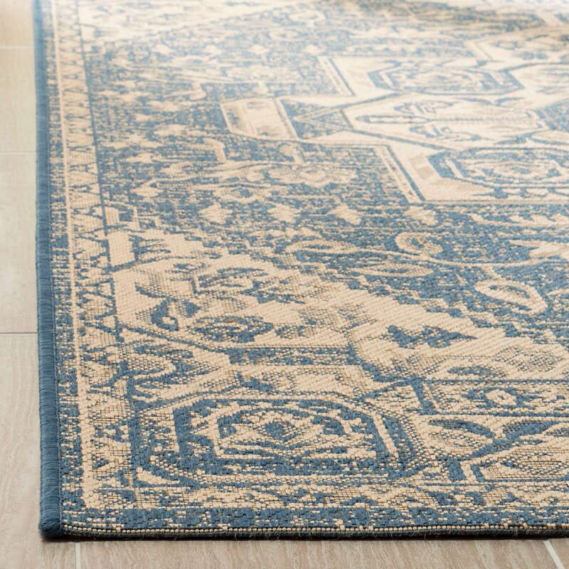 Safavieh Linden Lnd138N Cream / Blue Rugs - Safavieh - lnd138n - 4