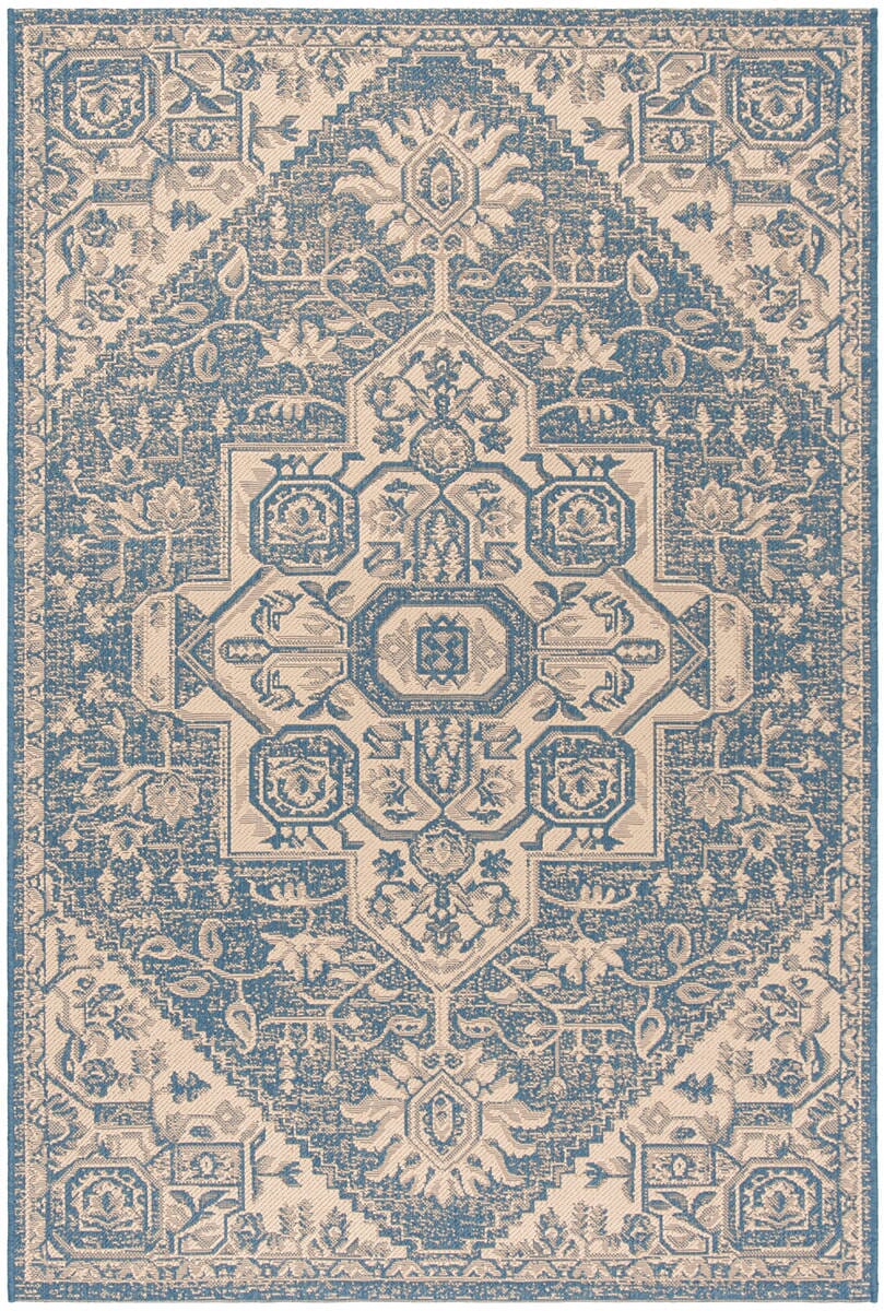 Safavieh Linden Lnd138N Cream / Blue Rugs - Safavieh - lnd138n - 4