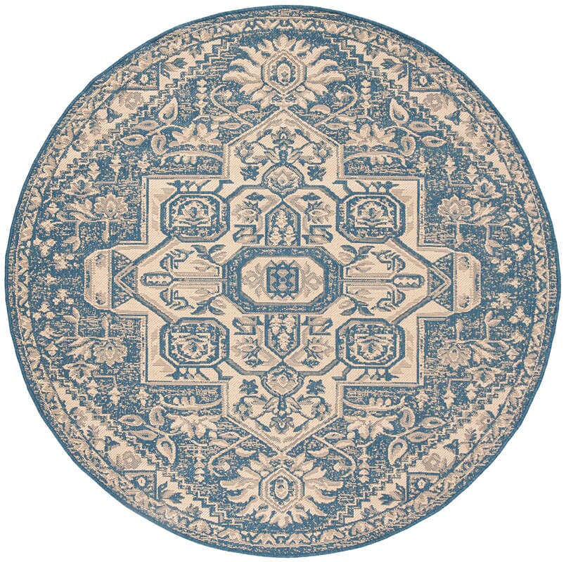 Safavieh Linden Lnd138N Cream / Blue Rugs - Safavieh - lnd138n - 6r