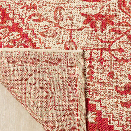 Safavieh Linden Lnd138Q Red / Creme Rugs - Safavieh - lnd138q - 4