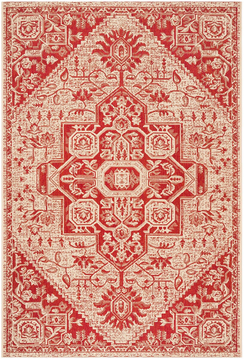 Safavieh Linden Lnd138Q Red / Creme Rugs - Safavieh - lnd138q - 4